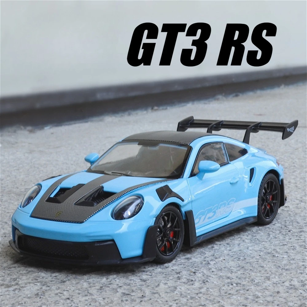 

Масштабная модель автомобиля 1:24 Porsche 911 GT3RS Cayenne S, литой корпус, резиновые шины, открывающиеся двери, коллекционная игрушка для детей