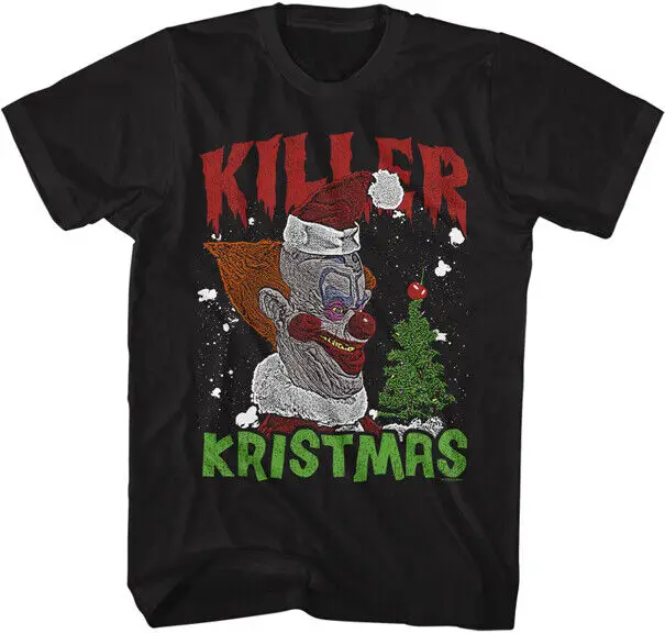 Killer Klowns-Camiseta de la película del espacio exterior para hombre, ropa de manga corta, sin estampado