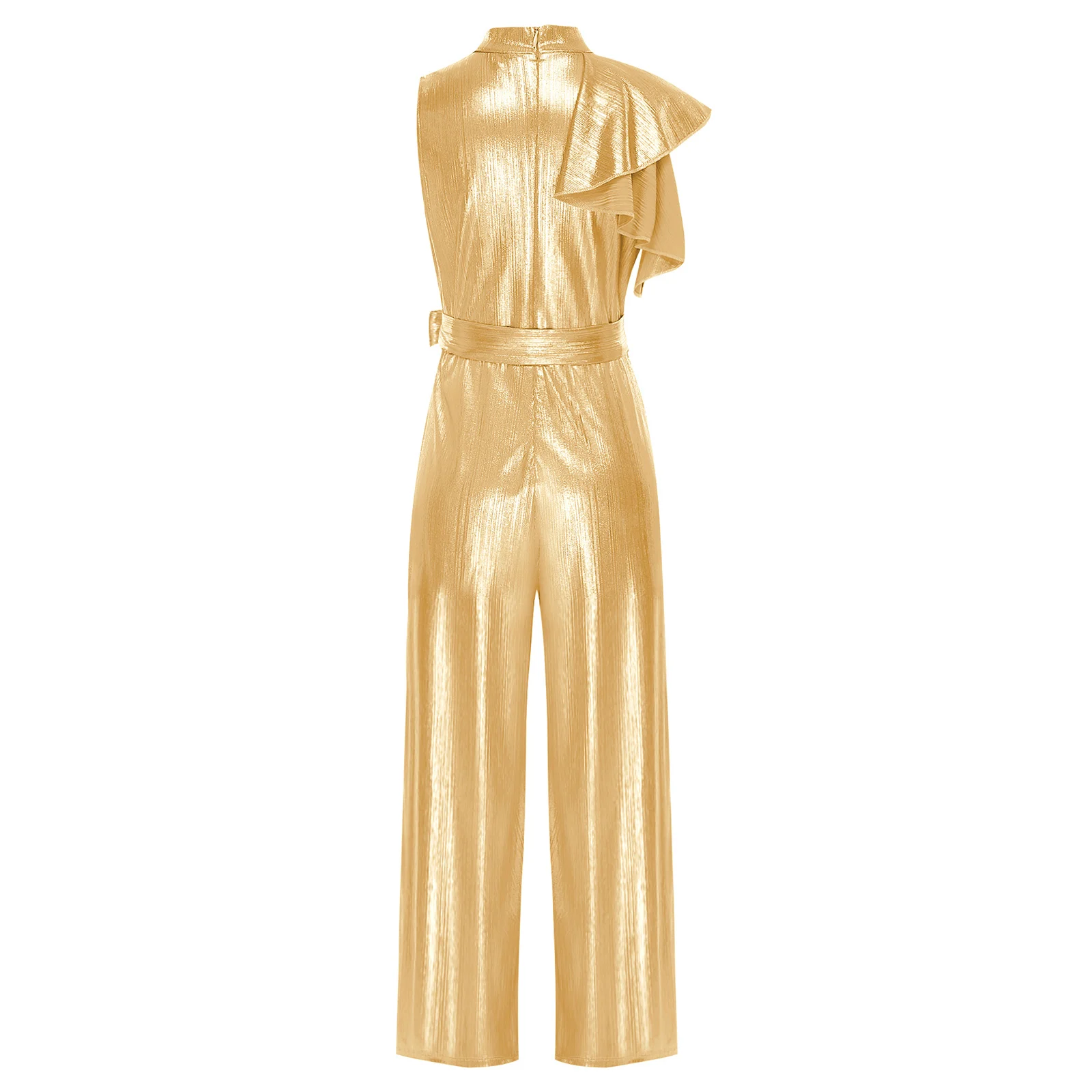 Children Flared Jumpsuit Girls Sparkly Romper Flares Kids Streetwear Party Shiny Sequin Tassels Costume Jumpsuits Disco Outfit image 5