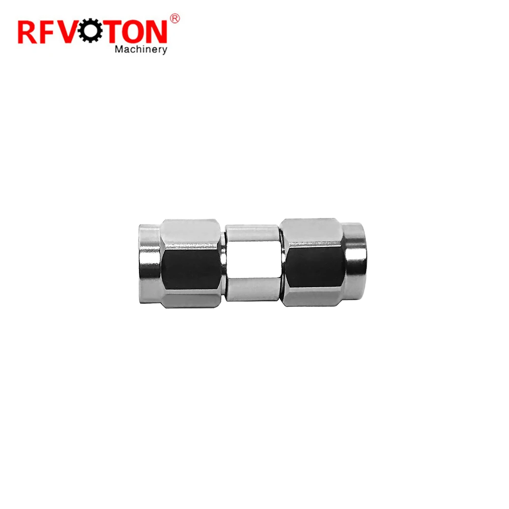 

3.5mm Male To 3.5 Male Plug Millimeter Wave 5G Rf Coaxial Adapter Stainless Steel High Frequency Adaptor