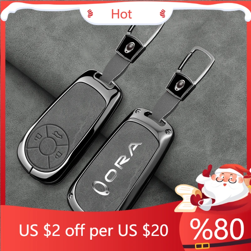 

Горячий чехол для ключей от машины, чехол для GWM HAVAL H6 M6 ORA Good Cat White Cat IQ, автомобильный Стайлинг, держатель, чехол, наклейки для интерьера