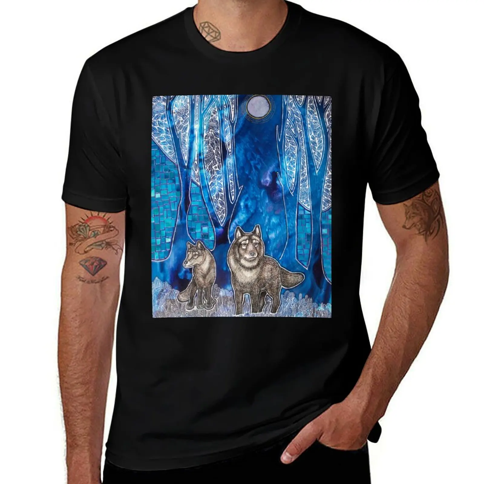The Unquiet Forest T-Shirt Casual Everyday Short Sleeve T-Shirt