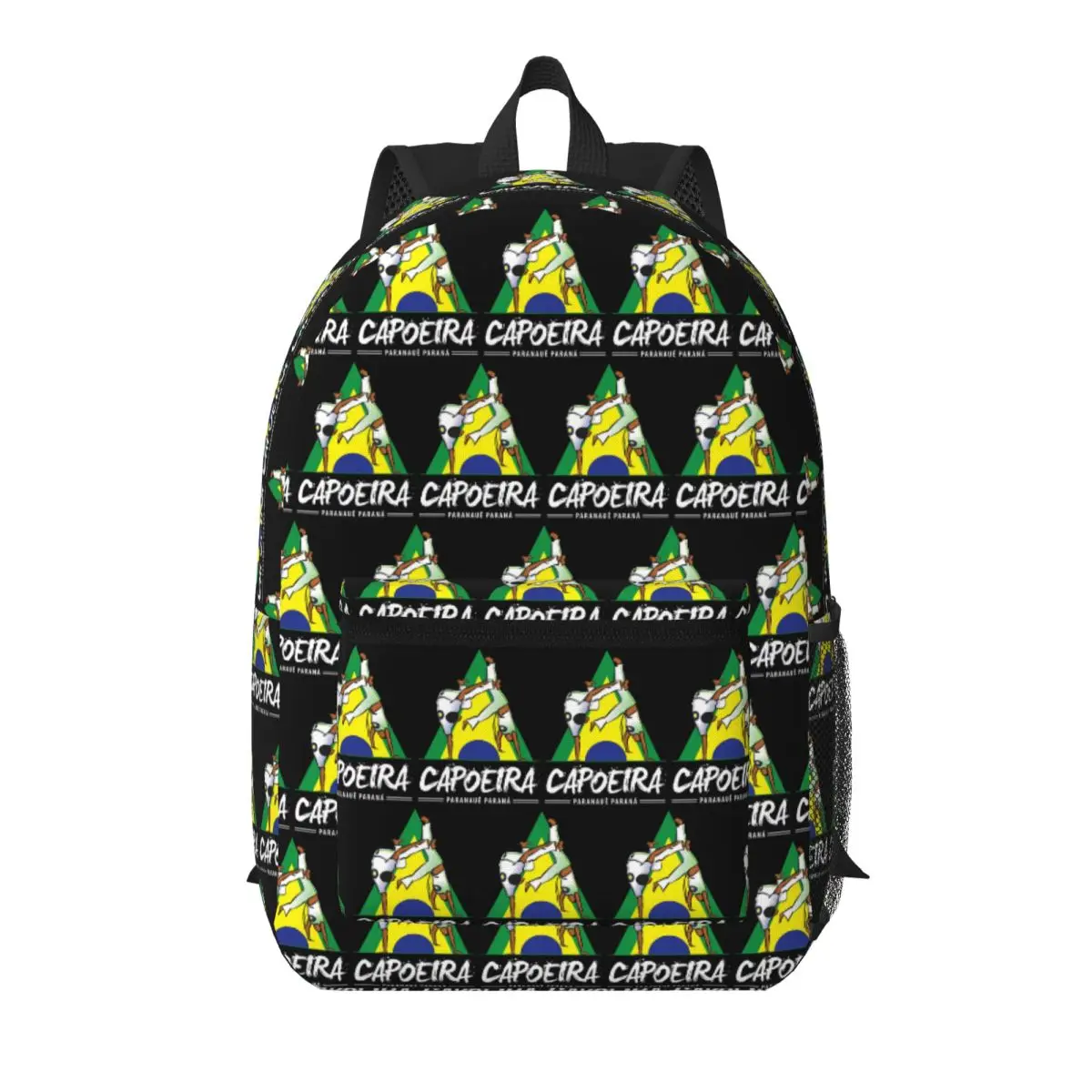 Mochila escolar para estudantes Capoeira Paranaue, mochila escolar para caminhadas, viagens, para homens e mulheres, bolsa de ombro