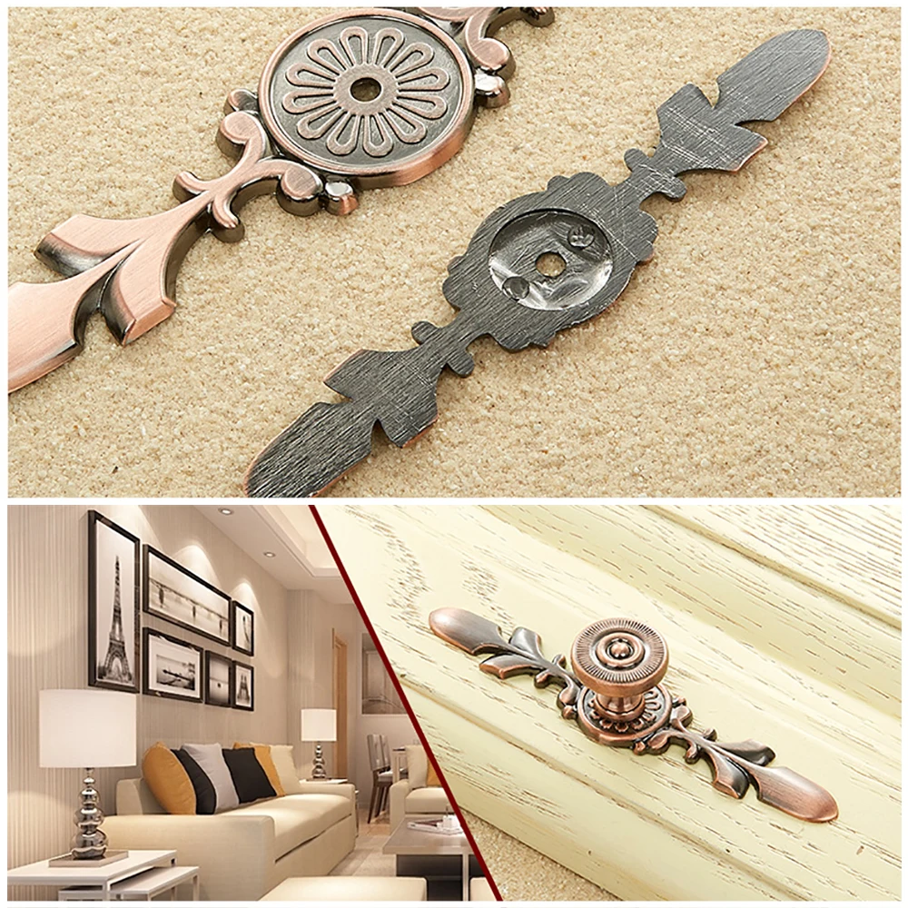 121MM/167MM Zinc alloy Handles Kitchen Door Cupboard Zinc Alloy European Wardrobe Furniture Drawer Pulls Cabinet Knobs