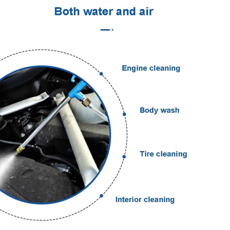 Air Power Engine Cleaner Tyre Cleaning Pneumatic Tool High Pressure Car Washer Water Gun Car Accessories