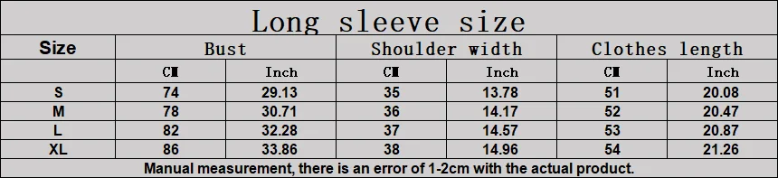 Size chart and fit details