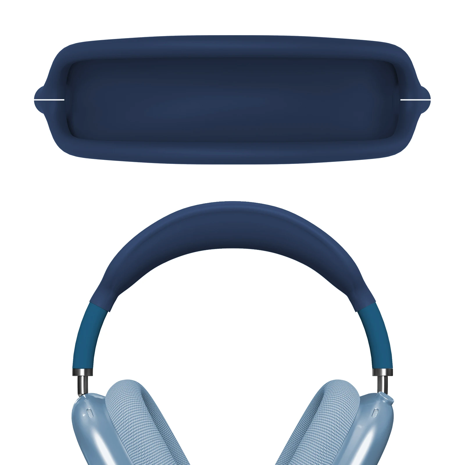 Geekria funda de silicona para diadema, Compatible con AirPods Max, Protector de diadema para auriculares