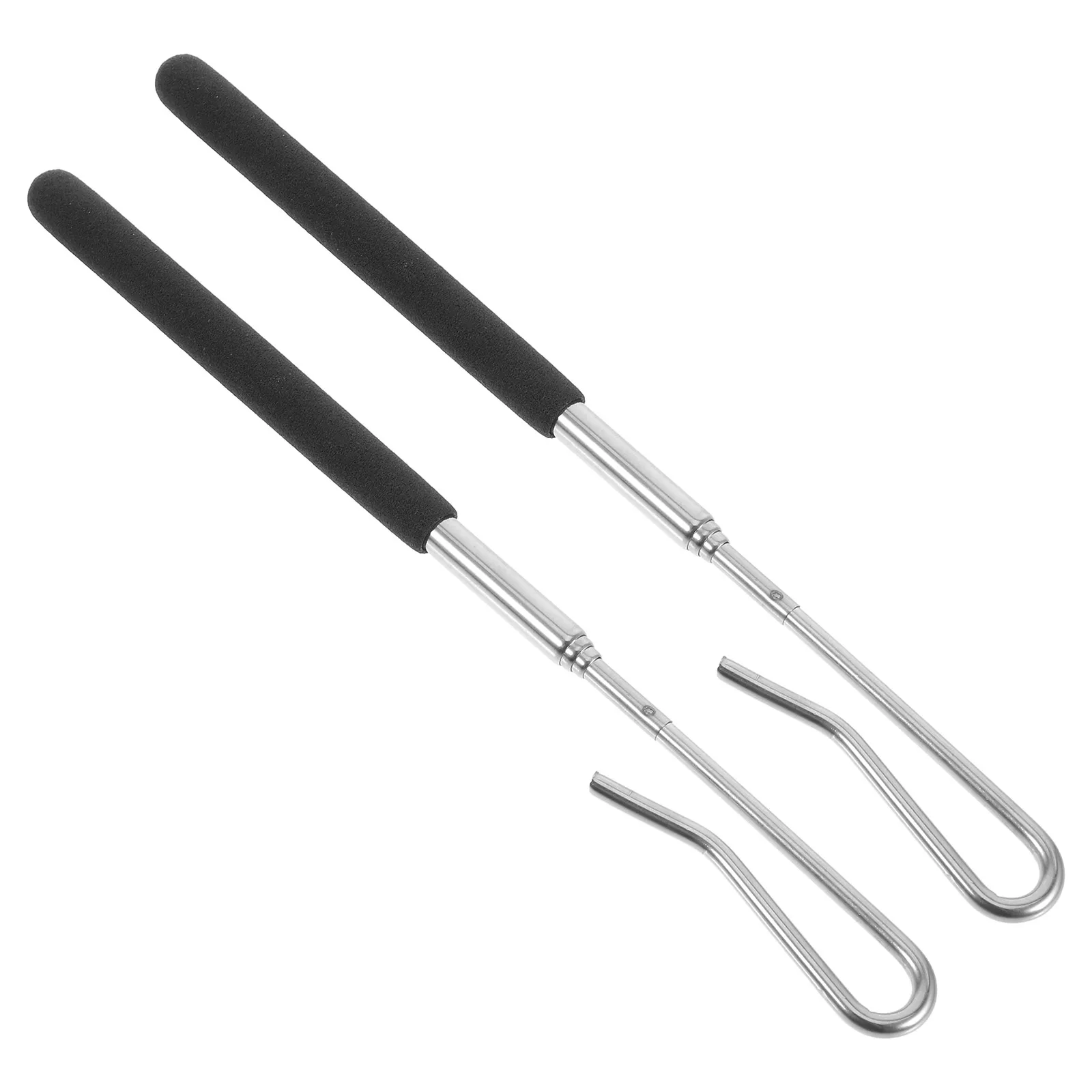 2pcs หุ่นมือควบคุมแท่งสแตนเลสจอยสติ๊กเครื่องมือแขนโลหะจับน้ําหนักเบาอุปกรณ์เสริมหุ่น