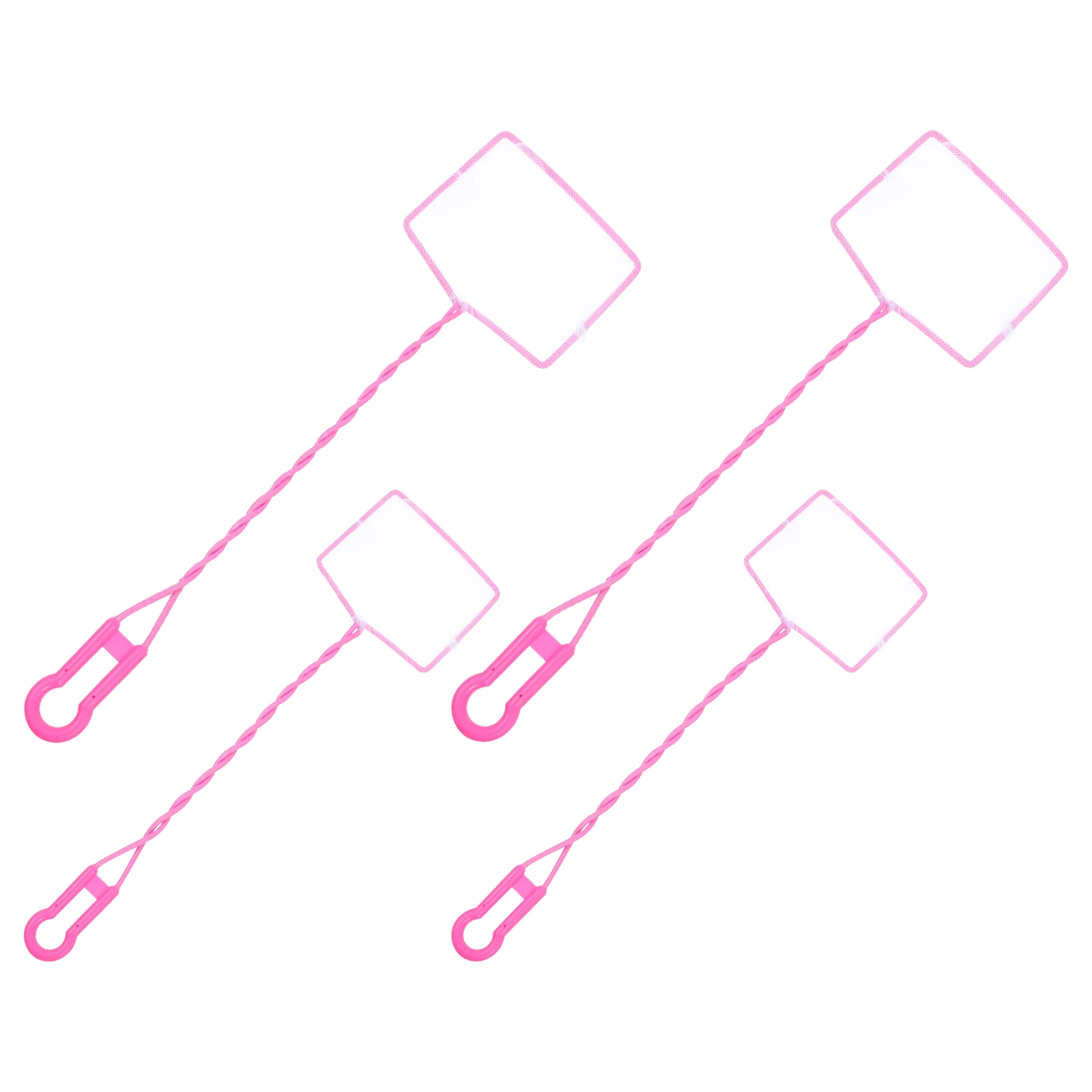 

4Pcs Kids Pink Beach Toy Small Shrimp Aquarium Fishing Fish Aquarium Fish Net Net Water Skimmer Child Play Tool