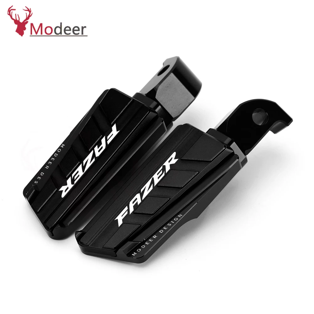 Foot Pegs Footrests For Yamaha FZ6 FAZER FZ1 FZ25 FZ6 FZ8 FAZER FZ 6 Footpegs Rider Pedal motorcycle accessories parts