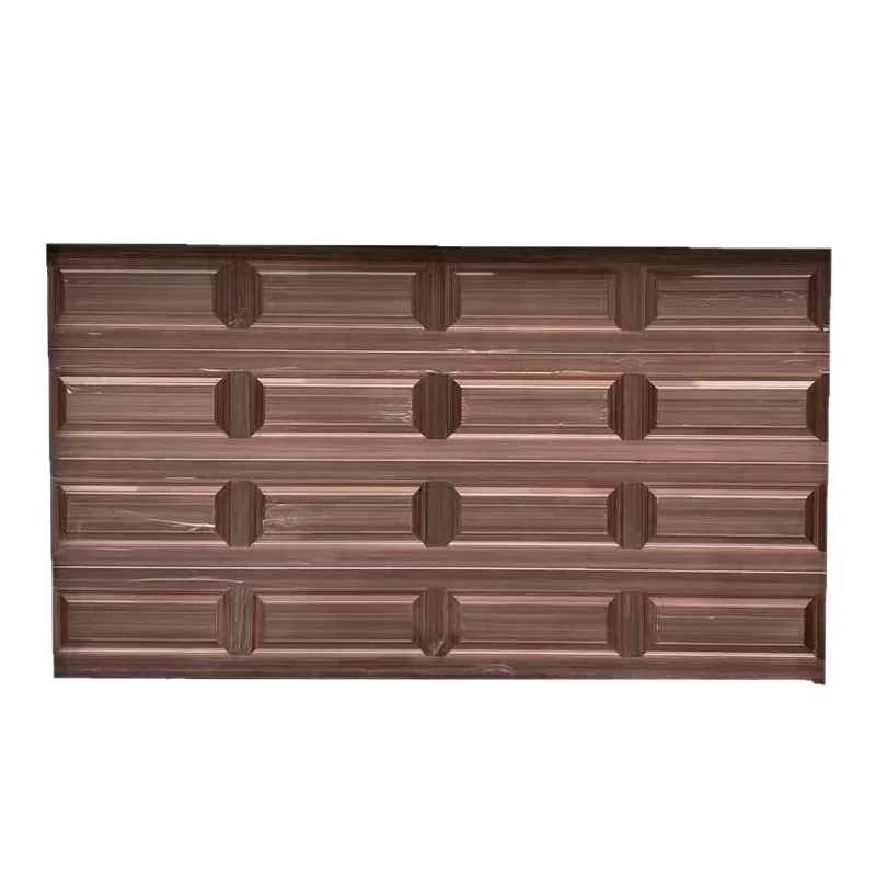 Aluminum Electric Garage Door, Remote Control, European Style, Roll Up, Silent, Anti-Theft, Sectional, Steel, for Home Security