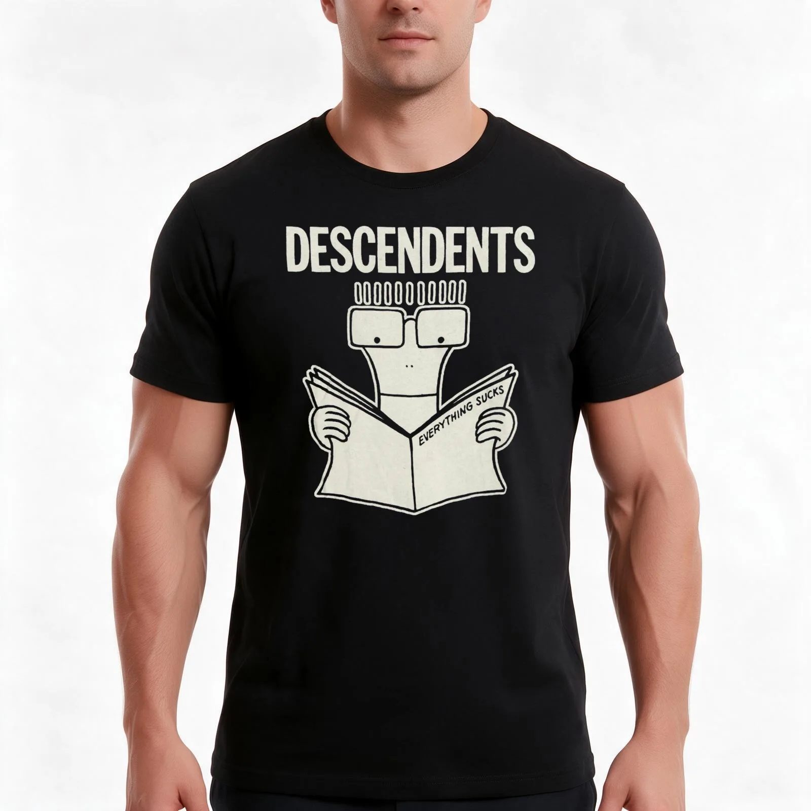 milo goes reading book together kuy T-Shirt Summer Casual Cotton Tee Oversized Streetwear Tops Vintage Graphic Print