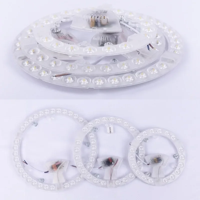 LED Panel Light 12W/18W/24W/36W Round  Super Bright AC220V  Module Energy-Saving Easy Install Replacement Ceiling Lights Board