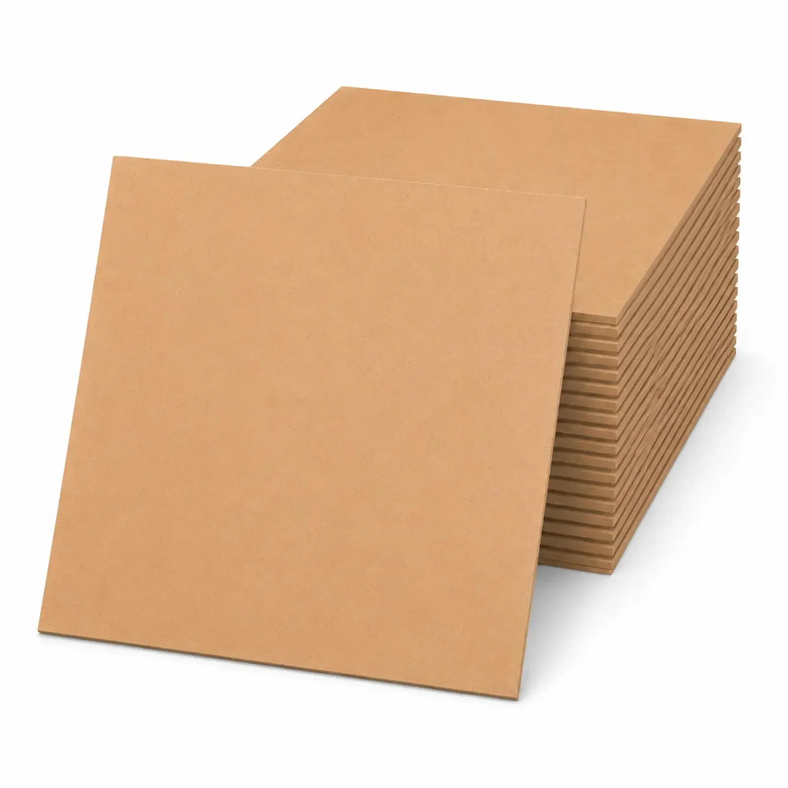 1-3Pcs 3mm MDF Wood Sheet Panel, Lasers Engraving Blank Board CNC Router Ready for DIY Crafts Painting Home Decor