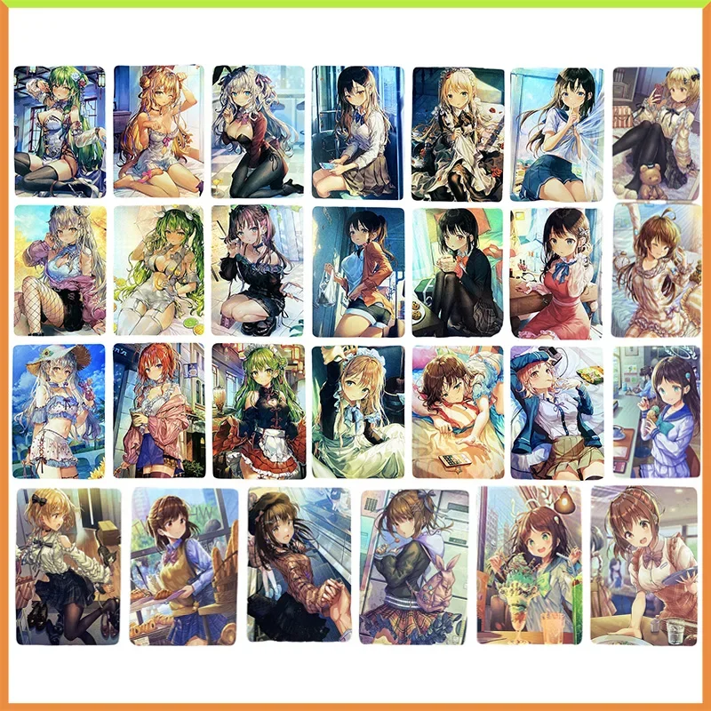 

Аниме История Богини DIY ACG лазерное преломление настольные игровые карты Kochiya Sanae игрушки для мальчиков коллекционные карты подарок на день рождения