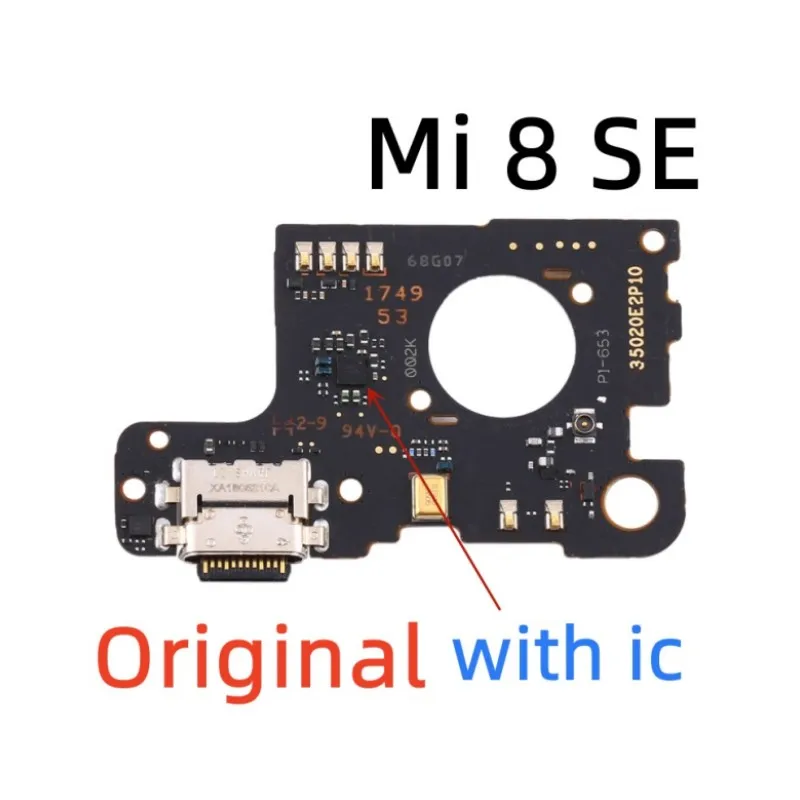 USB Power Charger Charging Port Board Dock Connector For Xiaomi Mi 8 8se 9 9se 9T Lite Pro With Mainboard Flex Cable