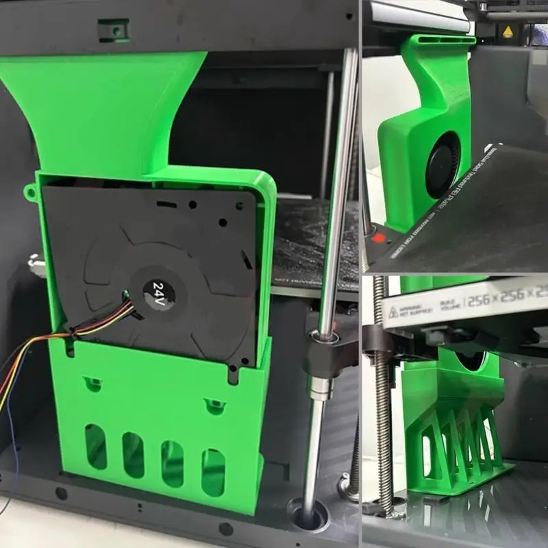 

Y1UB Powerful 24V 4Pin DualBall Bearing DC24V Blower Fan for Bambu Lab P1P 3D Printer