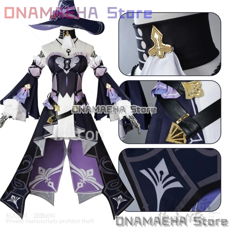 The Herta Cosplay Anime Gioco Honkai Star Rail Costume Abito Lolita Parrucche uniformi per Halloween Natale Ragazze Donna Personalizzate