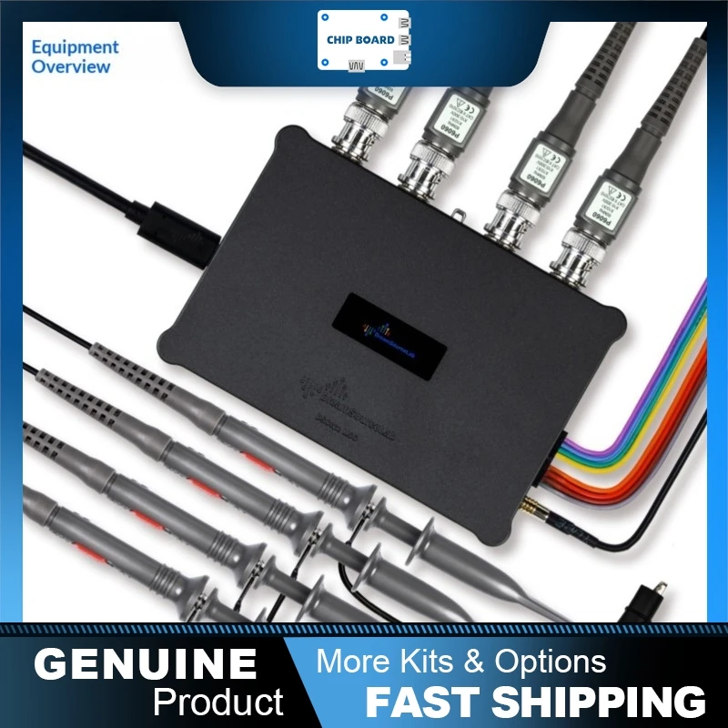

DreamSourceLab DSCope a mixed-signal oscilloscope integrating logic analyzer and signal generator for electronic debugging.