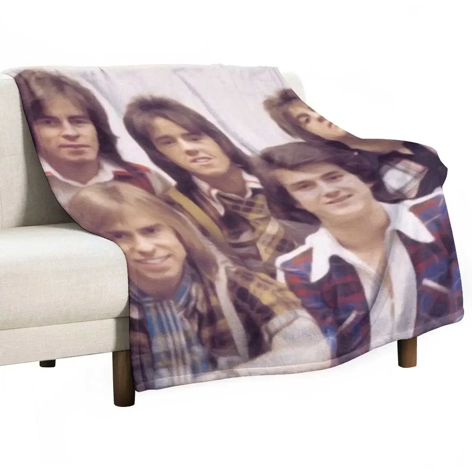 

The Bay City Rollers Throw Blanket Sofa Quilt Flannel Blankets