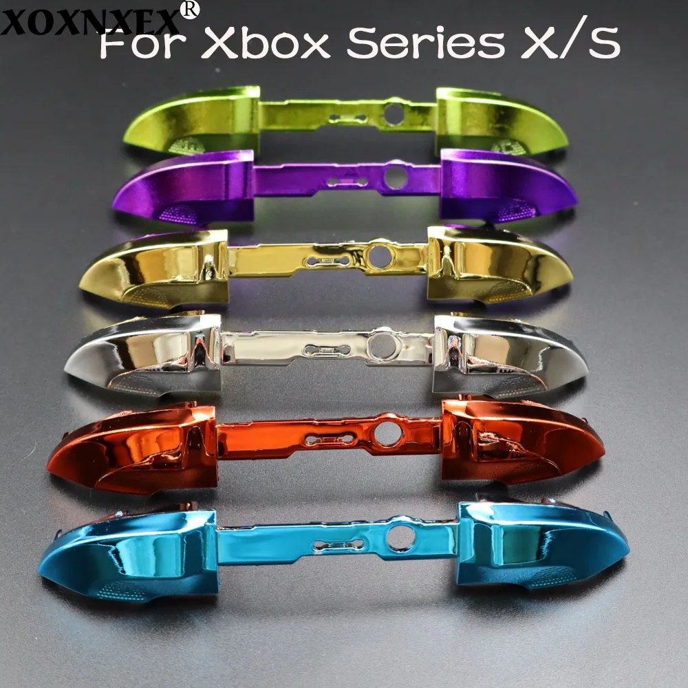 1Set RB LB Pulsante Trigger Per Xbox Serie X/S Chiave Paraurti Cromato Piantare Supporto Bar Centrale Controller di Gioco Parte di Ricambio
