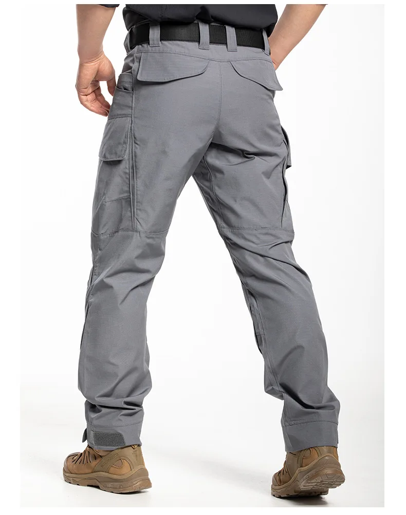 السراويل التكتيكية الرجال السراويل العمل في الهواء الطلق الخريف المسيل للدموع مقاومة متعددة الوظائف واقية السراويل التمويه السراويل التدريب القتالية #5