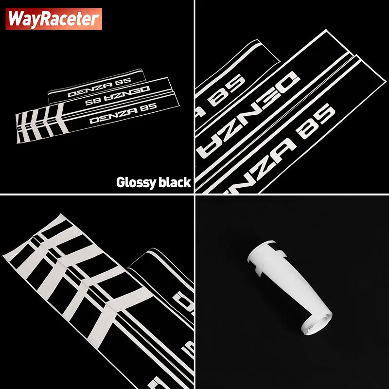 3 Pcs/Set Door Side Stripes Sticker Hood Engine Cover Carbon Fiber Vinyl Decal For Denza B5 2026 2025 Off Road 4X4 Accessories
