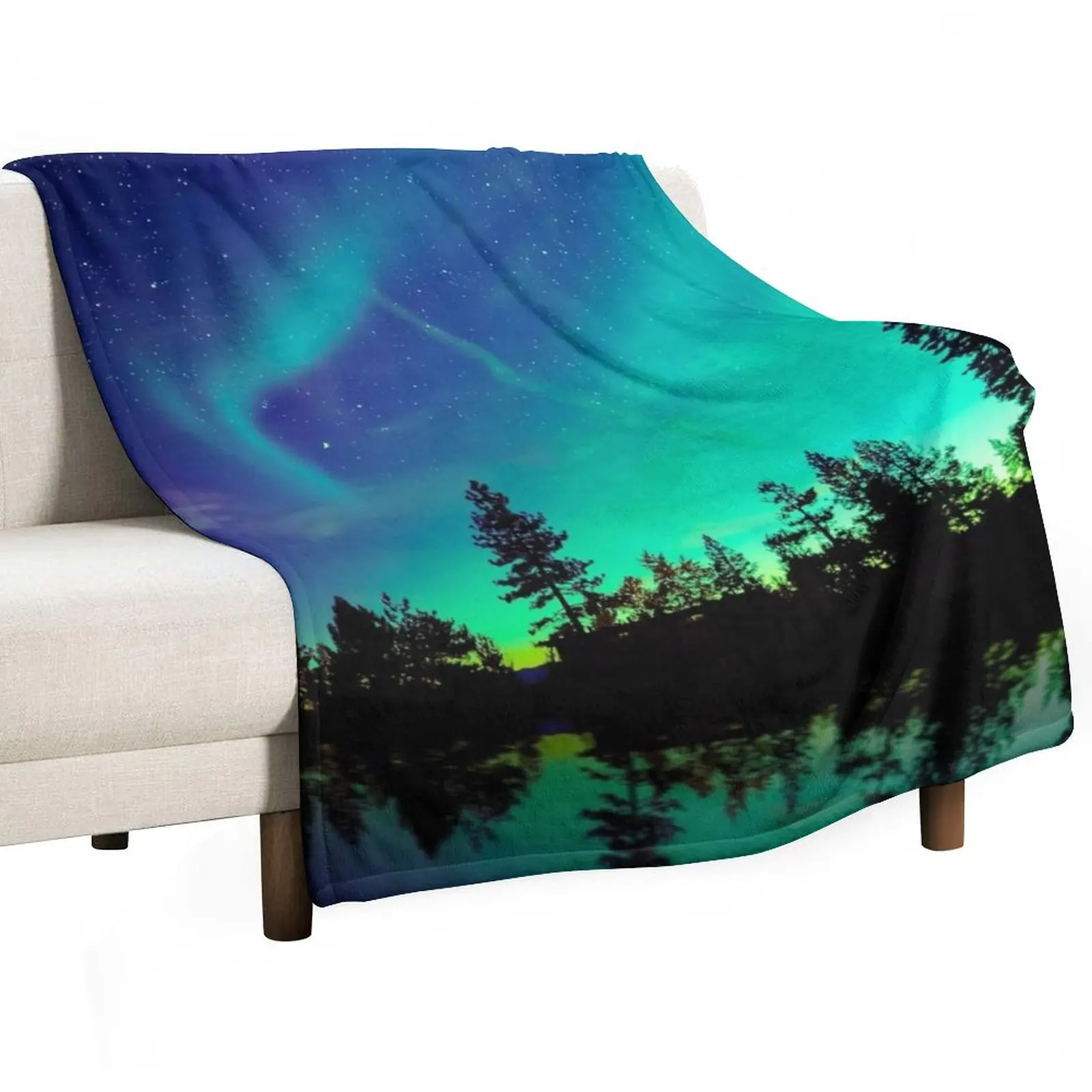 Aurora Borealis Throw Blanket Giant Sofa Hair Sofa Throw Blankets