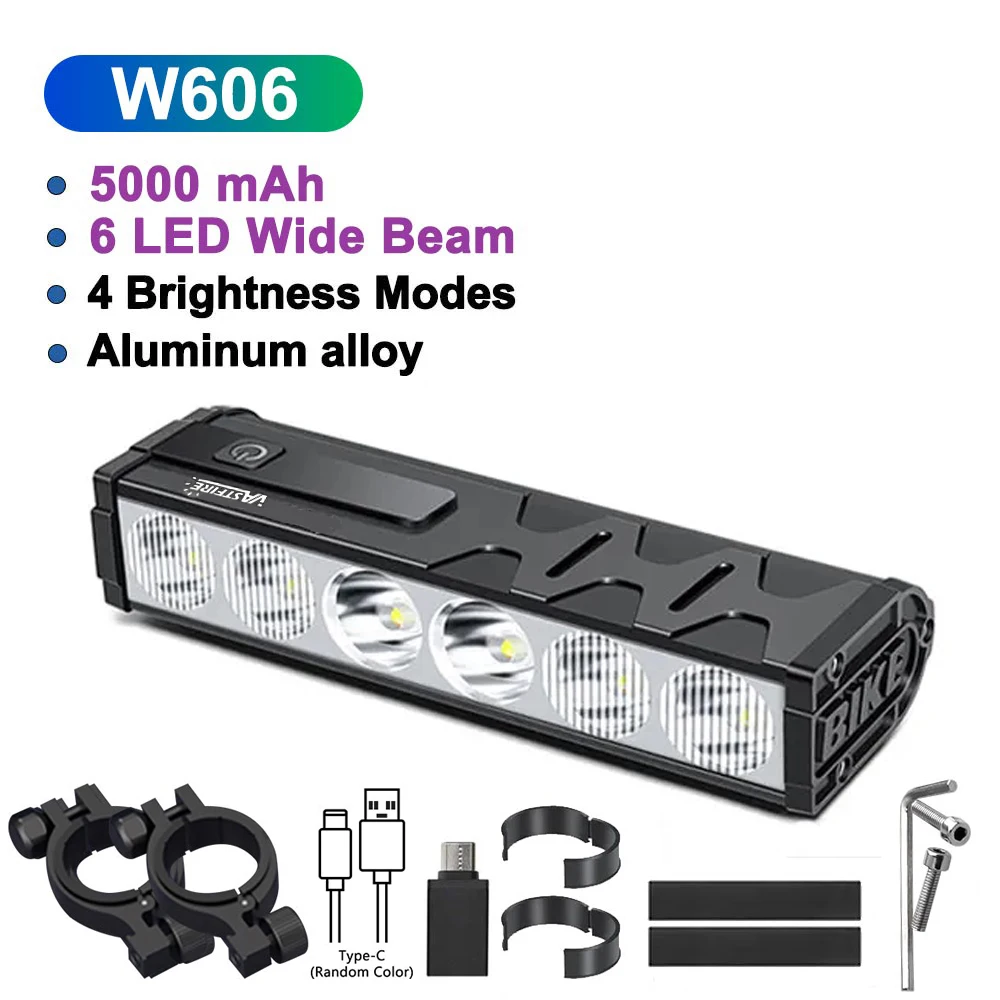 Vastfire Fiets Licht Voor 25500Lumen Fiets Licht 10000Mah Waterdichte Zaklamp Usb Opladen Mtb Weg Fietsen Lamp Accessoires - afbeelding 1
