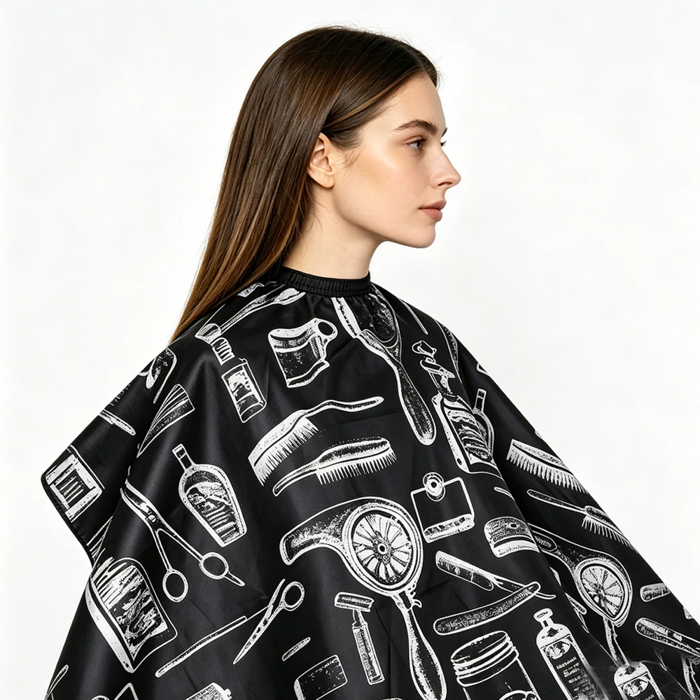 Professional Hair Cutting Apron Waterproof Salon Barber Cape Hairdressing Cloth Accessory for Stylists view 3