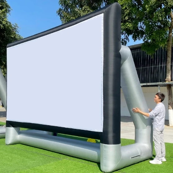 

Outdoor Inflatable Projector Screen with Fast Inflation, Durable Screen for Backyard Movie Nights, Parties & Events
