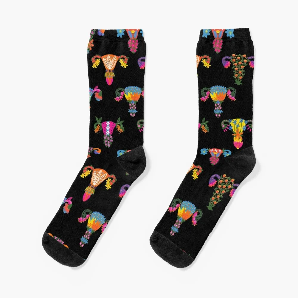 

Uterus and ovaries Pattern Galore Socks