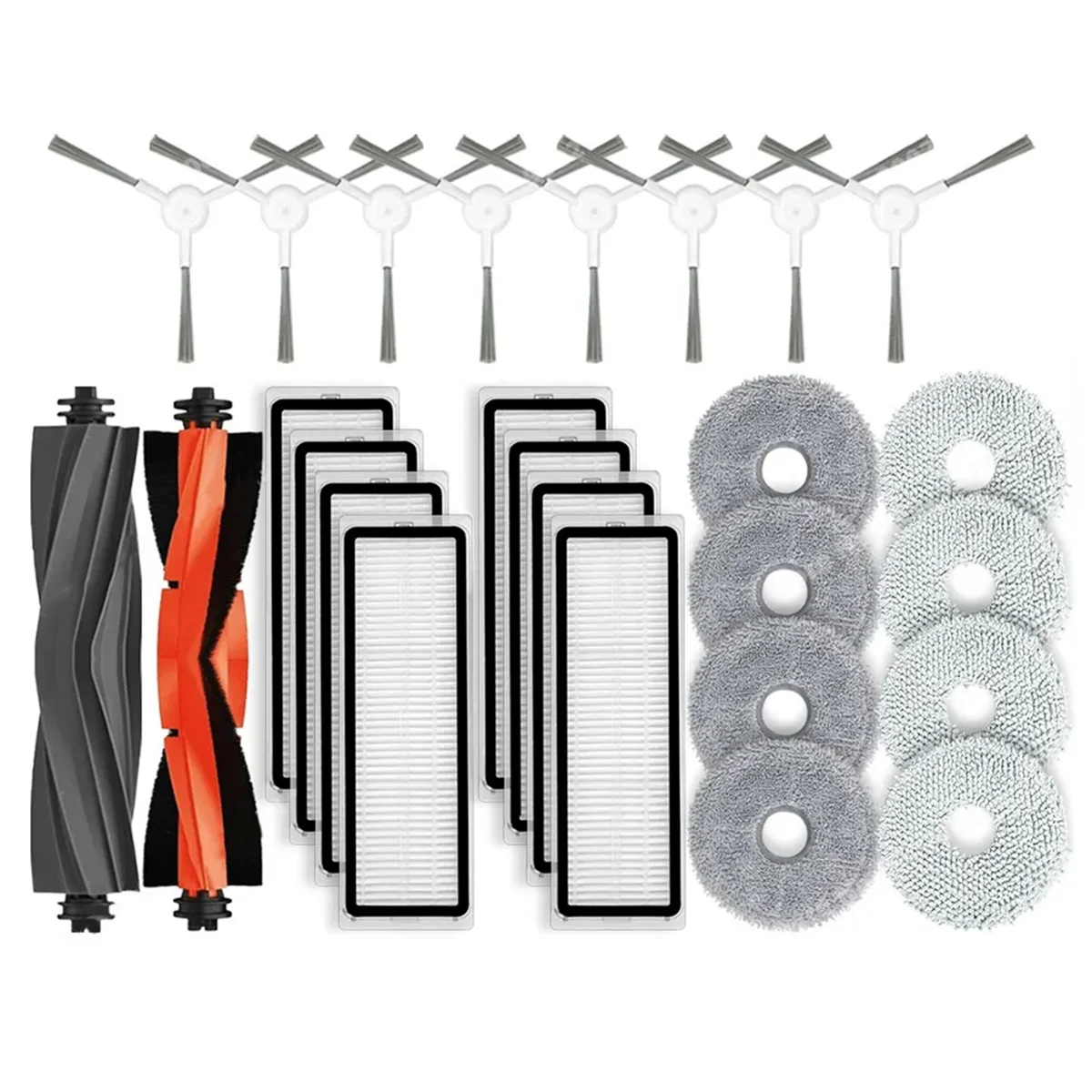 Für Omni 1S, B116, B101CN, X10+ / L10s Ultra, L10 Ultra Parts Hauptseitenbürstenfilter-Mopptuch