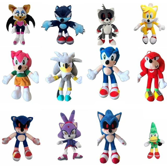 Super Shadow Hedgehog Plush Tail Stuffed Animals Knuckles Hedgehog Tails Doll Plush Movies Tv Aliexpress