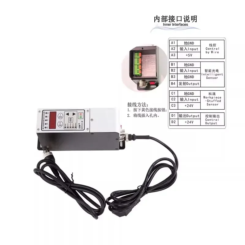 Imagem -02 - Vibração Digital Controlador de Disco Deeding Controlador Ajuste de Freqüência ac 220v Dvc31-m