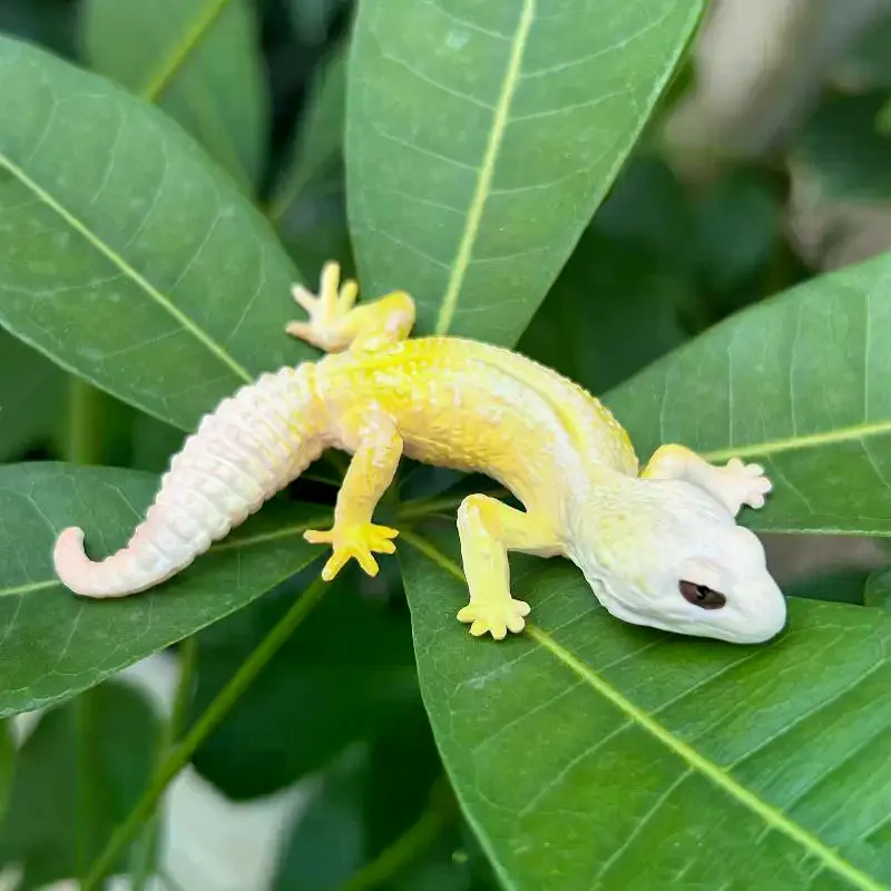 New Realistic Gecko Animals Action Figure Model Lizard Figurines PVC Collection Kids Gift