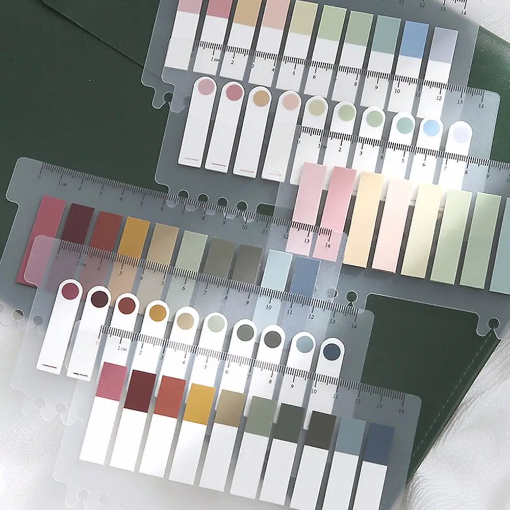 Removable Indicator Label Translucent Notepad Stickers Loose Leaf Index Sticky Notes Note Bookmarks Memo Pad Label Sticky Notes
