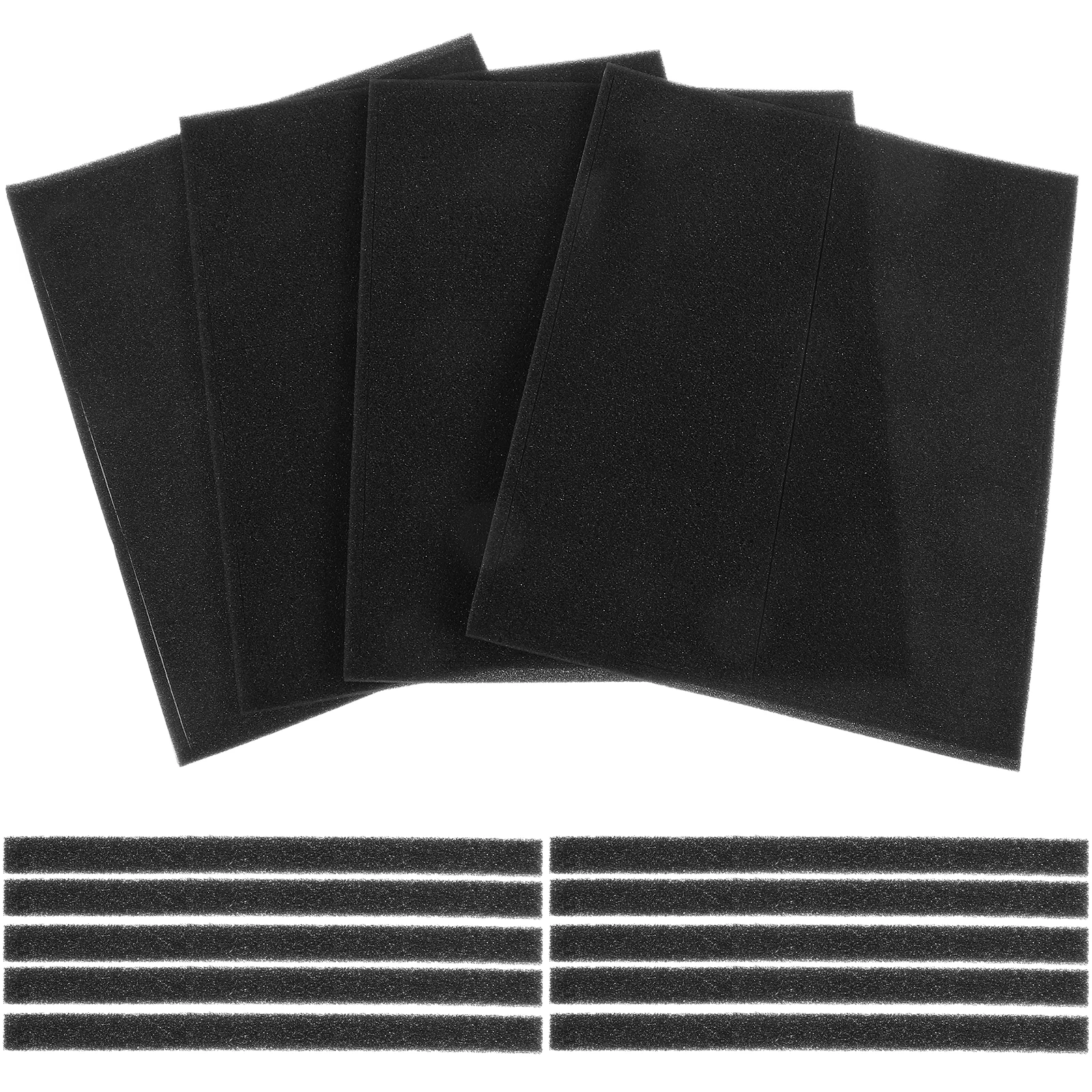 

492 Pcs Clothes Hanger Sponge Strips Adhesive Hanging Accessories Anti-slip Coat Foam for Hangers