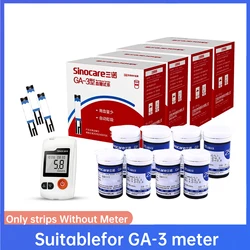 Sinocare GA-3 50pcs/100pcs/200pcs Test Strip Lancets Kit Blood Glucose Meter Sugar Test Machine