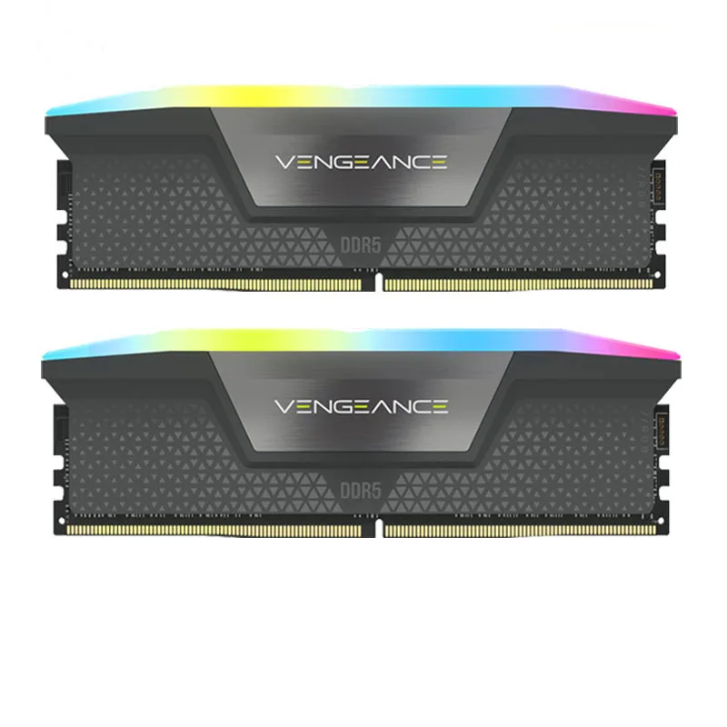 CORSAIR Vengeance RGB 16GB DDR5 DRAM 6000MHz Memory Bar For Desktop Compter Heatsink Gaming Memoria RAM