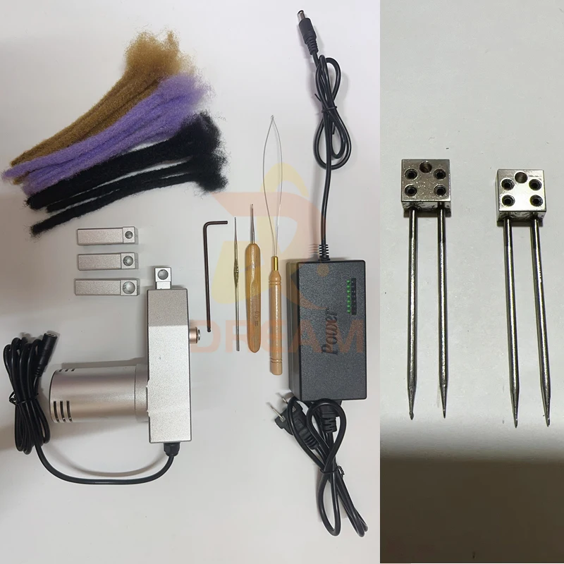 Electric mini dreadlocks making metal extension hook making machine