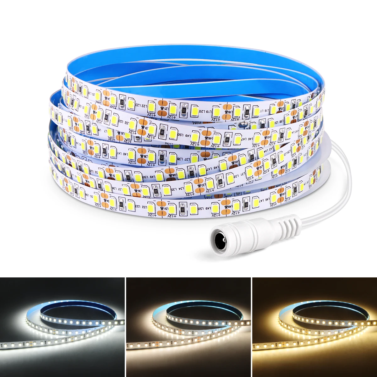 

High Lumen 2835 SMD LED Strip Light 12V 24V 5M 10M 120LED/M Ultra Brightness Double Layer Copper FPCB Tape Kitchen Room Lighting