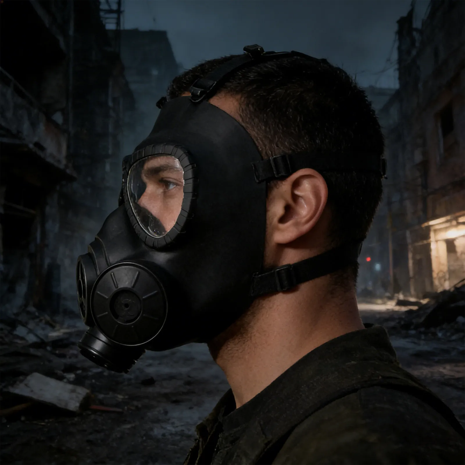 

Black Ma-85-Bk Protective Gas Full Skull Design for War Games Cosplay Halloween