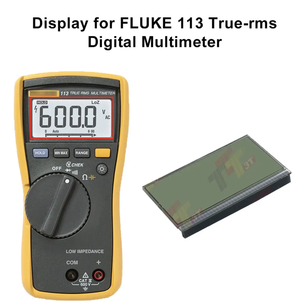 Display for FLUKE 113 114 115 116 117 True-rms Digital Multimeter Repair