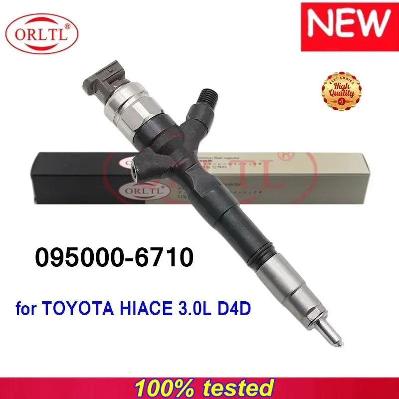 

ORLTL Diesel Engine Injector 095000-6710 095000-6711 NEW NOZZLE 095000 6710 09500 06711 FOR TOYOTA HIACE 3.0L D4D