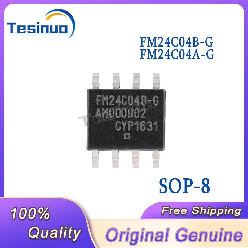 5/PCS New Original FM24C04B-G FM24C04A-G SOP-8 memory chip In Stock