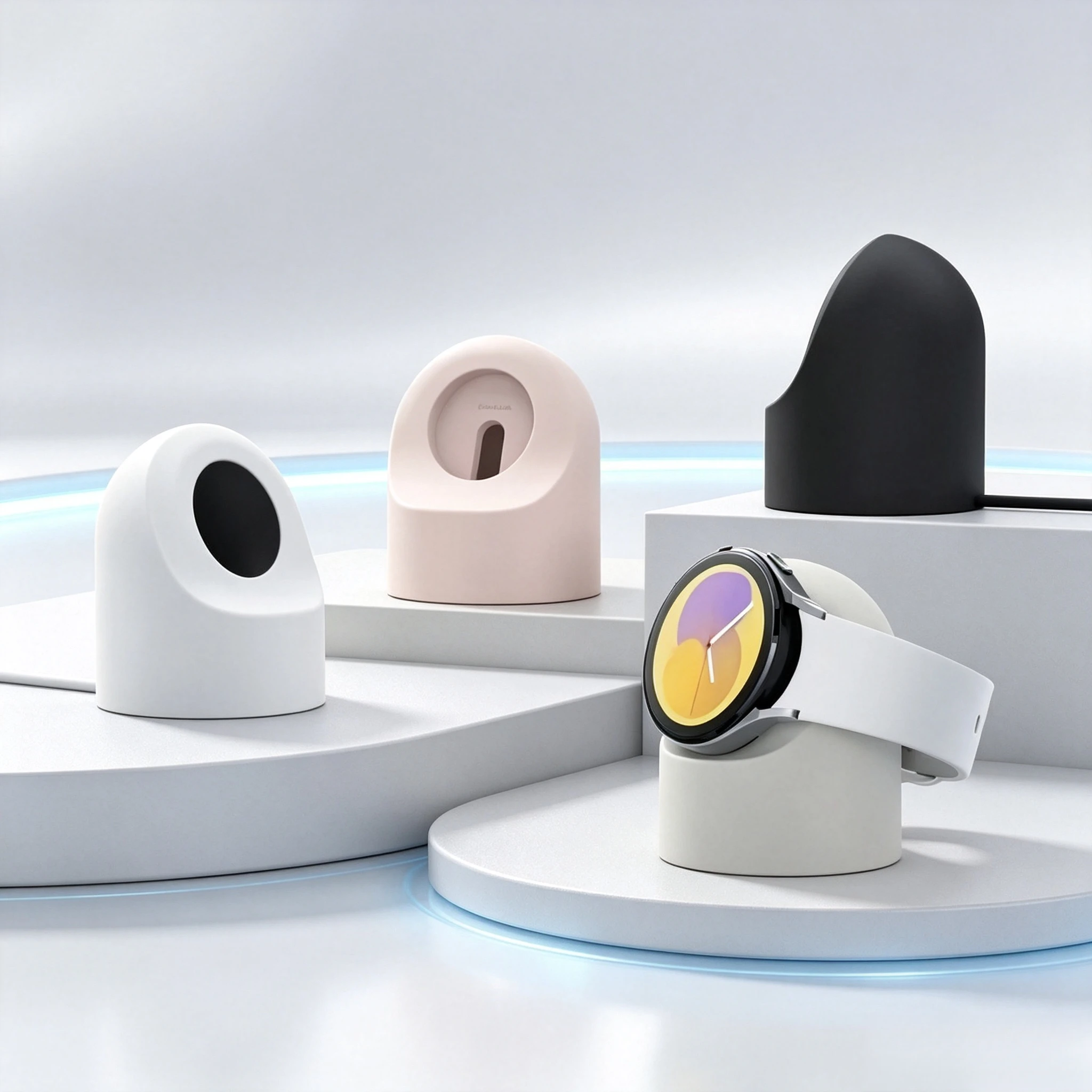 2026 Best-Selling Desktop Ornaments Silicone Watch Charging Stand 8/7 40/44mm Super 47mm Charging Stand Storage Stand Watch 6/8.