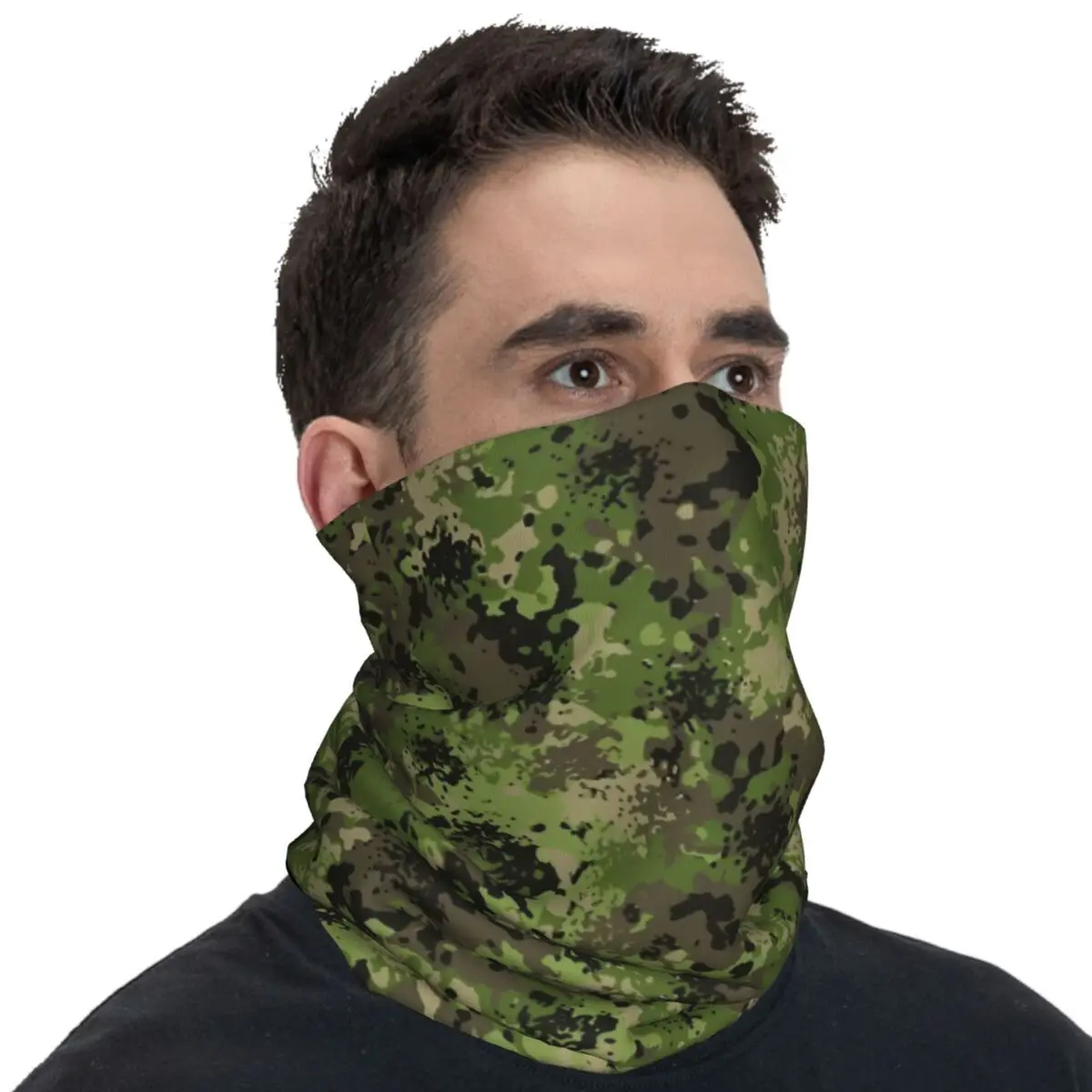 Flecktarn Camouflage Bandana Funny Balaclava Spring Hiking Camping Sun Protection Bicycle Mask Soft Motorcycle Face Cover Mask