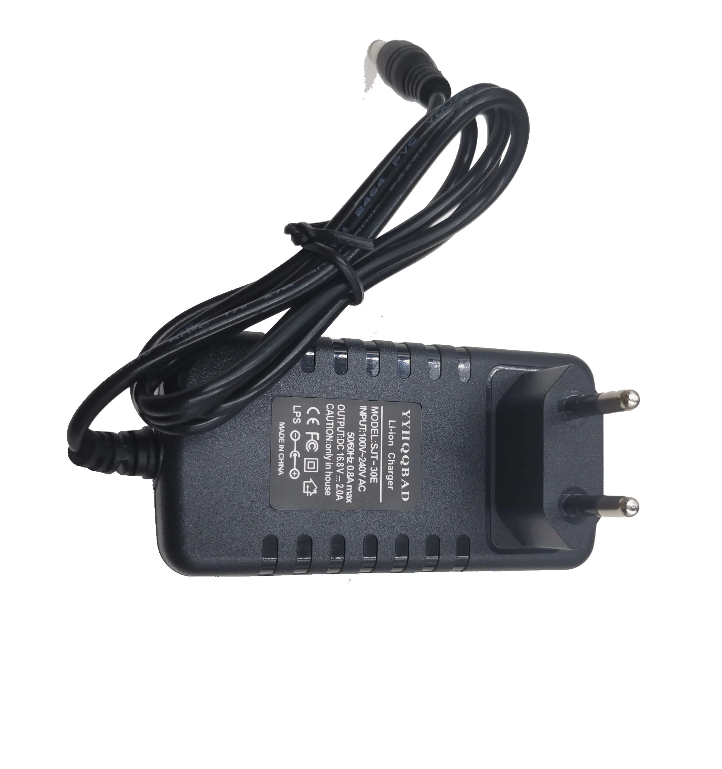 16.8V 2A Li-ion battery charger for 14.4v 14.8v battery 4S 18650 battery pack connector DC5525