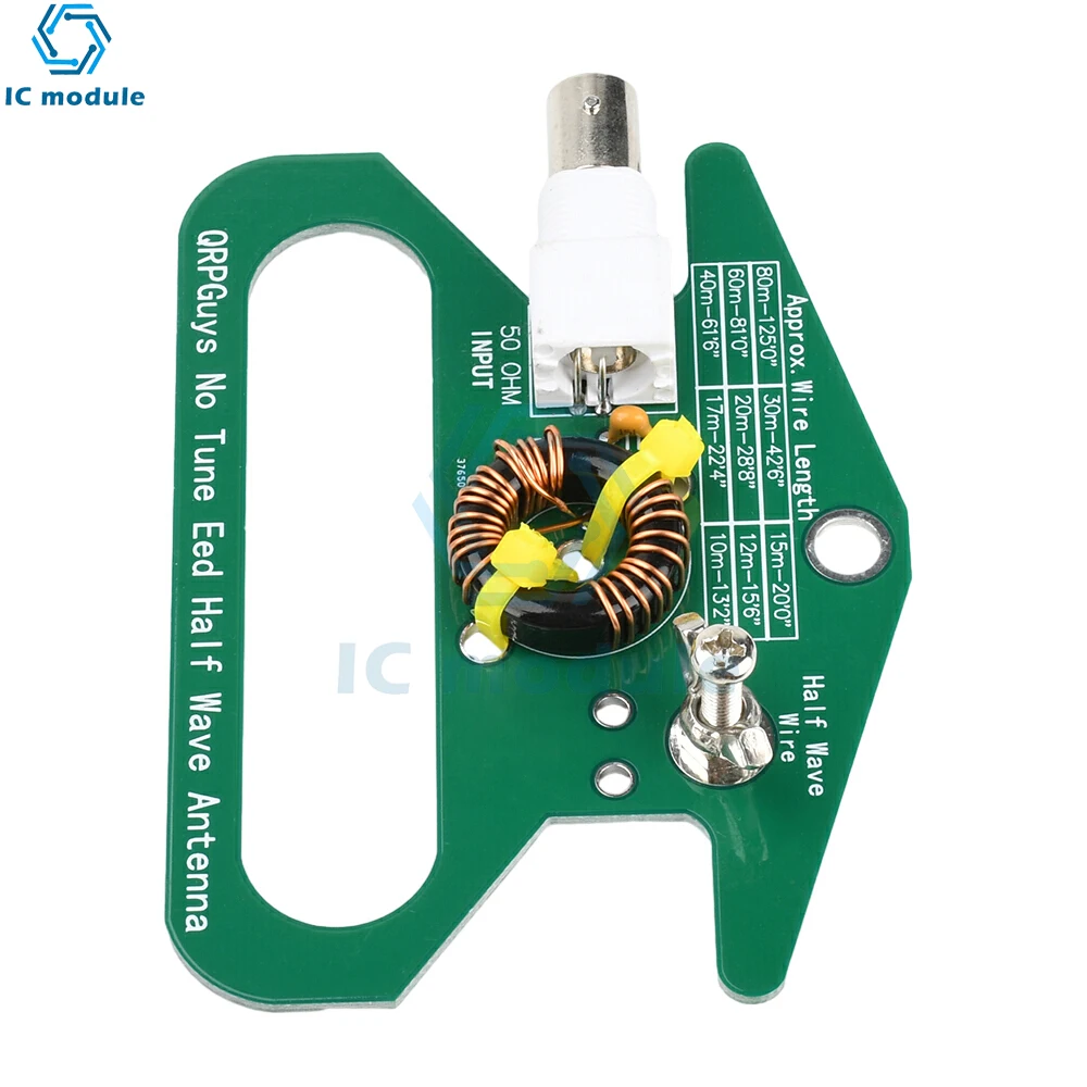 Portable No Tune End Fed Half Wave Antenna Module Single Band 80m-10m End Fed Half Wave Linear Antenna